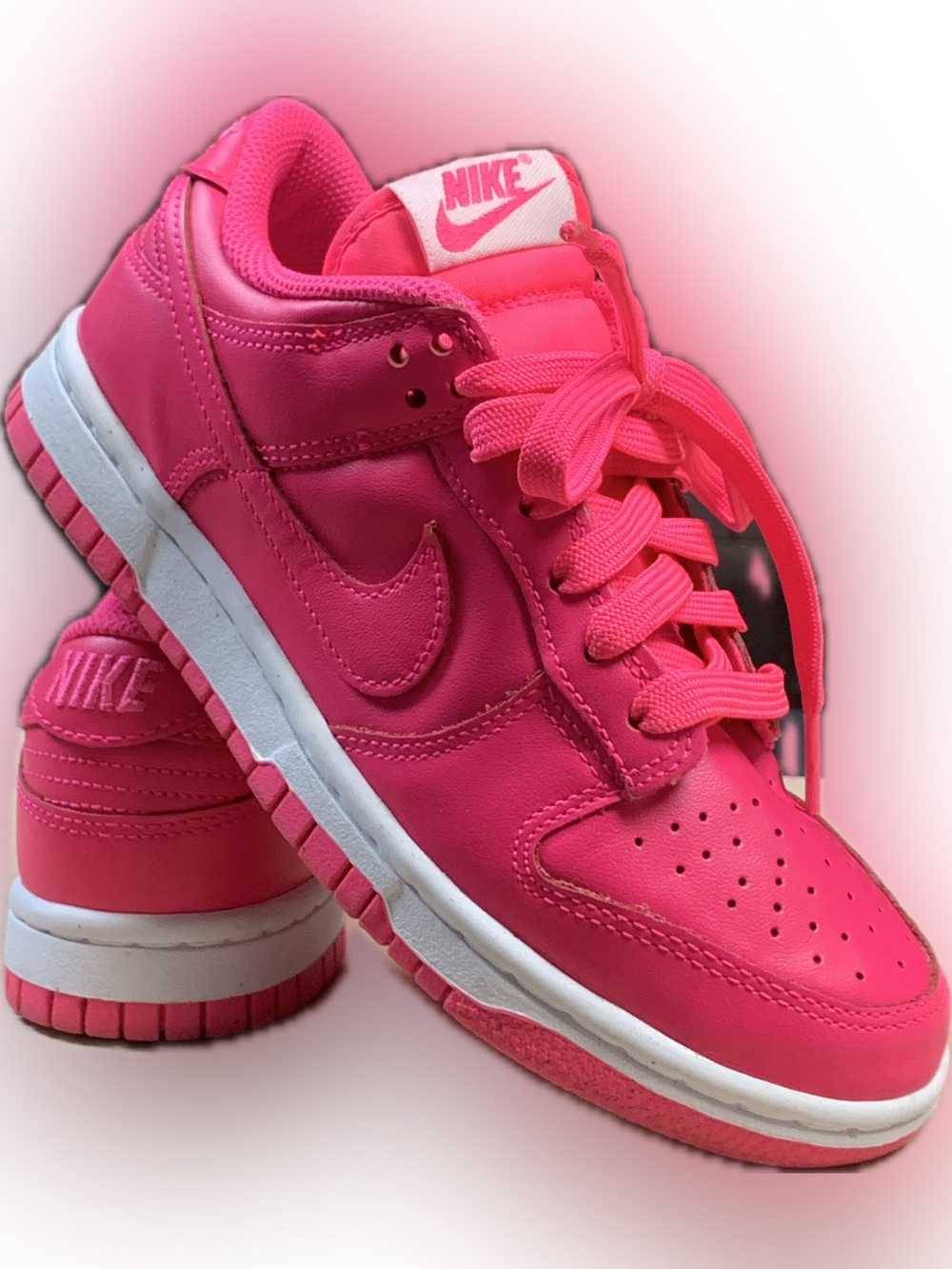 Nike Dunk Low Hyper Pink NWOB Women’s Size 5